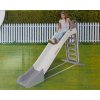 Tomido dětská skluzavka 243 cm šedá zahrada