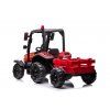 Elektrický traktor s přívěsem Blast RED
