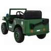 Dětský elektrický vojenský jeep willys SMALL 4x4 tmavě zelený 6
