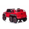 Elektrické autíčko Mercedes G63 6x6 Small Červené 6