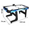 Air Hockey stůl vzdušný lední hokej modrý 1