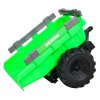 Dětský elektrický traktor STRONG s přívěsem zelený 5