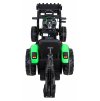 Dětský elektrický traktor STRONG s přívěsem zelený 12