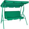 Zahradní houpačka "Relax" pro 7 osoby zelená s polštářky 7