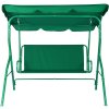 Zahradní houpačka "Relax" pro 9 osoby zelená s polštářky 9