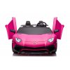Dětské elektrické autíčko Lamborghini Aventador SV 400W růžové