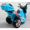 Dětská elektrická motorka M6 modrá 4