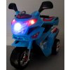 Dětská elektrická motorka M6 modrá 5