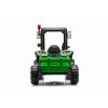 Elektrický traktor s přívěsem Blast 2x200W zelený zadní pohled
