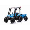 Elektrický traktor s přívěsem Blast 2x200W modrý boční pohled