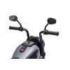 Elektrická motorka Chopper FASTER šedá řídítka