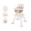 Dětská jídelní židlička 6v1 béžová 12