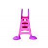 Tomido dětská skluzavka růžová 200 cm schůdky