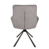 Křeslo Hendi tmavě šedé zadní pohled