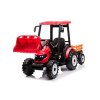 Dětský elektrický traktor Hercules s přívěsem 24V červený 4