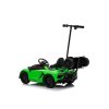 Elektrické autíčko Lamborghini Aventador zelené s plošinou 9
