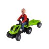 Dětský šlapací traktor s přívěsem ACTIVE zelený 1