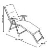 Polohovací zahradní lehátko Lena Lounger A091-23IB PATIO 4