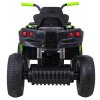 Dětská elektrická čtyřkolka ATV nafukovací kola černo-zelená 5