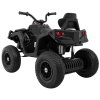 Dětská elektrická čtyřkolka ATV nafukovací kola černá 3