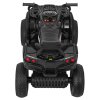 Dětská elektrická čtyřkolka ATV nafukovací kola černá 4