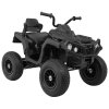 Dětská elektrická čtyřkolka ATV nafukovací kola černá 7