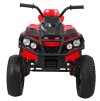 Dětská elektrická čtyřkolka ATV nafukovací kola červená 1