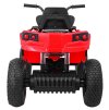 Dětská elektrická čtyřkolka ATV nafukovací kola červená 3