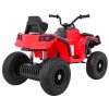 Dětská elektrická čtyřkolka ATV nafukovací kola červená 5