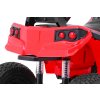 Dětská elektrická čtyřkolka ATV nafukovací kola červená 8