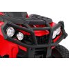 Dětská elektrická čtyřkolka ATV nafukovací kola červená 9