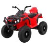 Dětská elektrická čtyřkolka ATV nafukovací kola červená