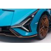 Elektrické autíčko Lamborghini SIAN 400W 24V modré 12
