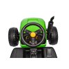 Dětský elektrický traktor BBH-030 s přívěsem zelený 14