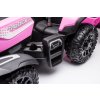 Elektrický traktor s přívěsem Blast 2x200W růžový 11