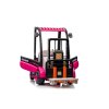 Dětský elektrický vysokozdvižný vozík XMX638 růžový 9
