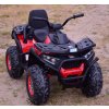 Dětská elektrická čtyřkolka Terrain Spider 4x4 lakovaná červená v reálu 3