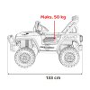Elektrické autíčko jeep Geoland Power 2x200W červené 18