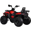 Dětská elektrická čtyřkolka 4x4 s plynovým tlumičem v rukojeti červená 4