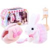 Interaktivní králík v kabelce s příslušenstvím bílý