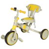 Tříkolka TRIKE FIX V4 šedá, žlutá se stříškou 1