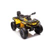 Dětská elektrická čtyřkolka Can-Am Outlander ATV 4x200W žlutá 7