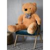 Velký plyšový medvěd Classico 130 cm medový v křesle