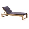 Dřevěné polohovací zahradní lehátko Roxane PATIO 2