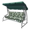 Zahradní houpačka 8078 NEW s motivem listů 3