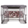 Zahradní houpačka s moskytiérou a s bočními stolky Celebes Plus Black Edition A101-02PB PATIO