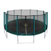 k4412 aga sport pro trampolina 518 cm tmave zelena ochranna sit zebrik kapsa na obuv new 2