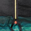 k4412 aga sport pro trampolina 518 cm tmave zelena ochranna sit zebrik kapsa na obuv new 5