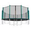 k4412 aga sport pro trampolina 518 cm tmave zelena ochranna sit zebrik kapsa na obuv new 4