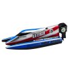 Motorový člun na dálkové ovládání 14cm modro-stříbrný 2